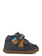Kids Sneakers High Anatomic with Hoop & Loop Closure Blue