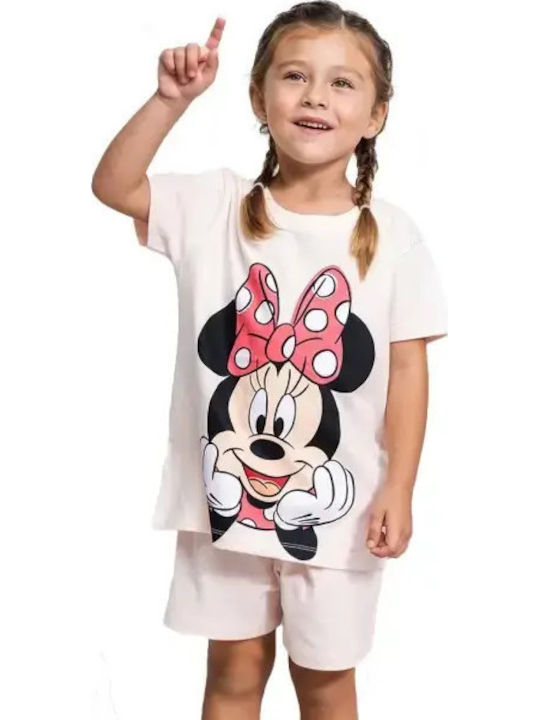 Disney Παιδική Πιτζάμα Ροζ Minnie Mouse