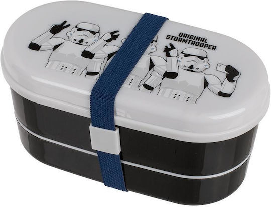 Out of the Blue Star Wars Stormtrooper Plastic Kids' Food Container Dinner Set Star Wars