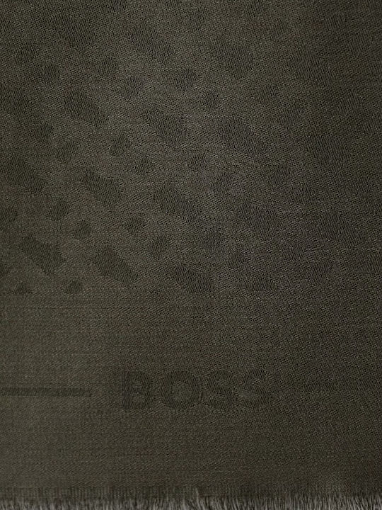 Boss Γυναικείο Φουλάρι Πράσινο