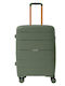 Ciak Roncato Large Hard Green Travel Suitcase Height 75cm