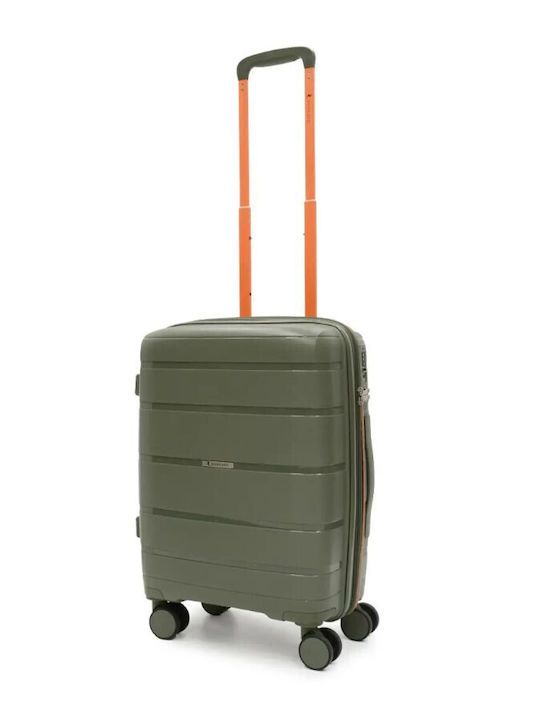 Ciak Roncato Cabin Hard Green Travel Suitcase Height 55cm