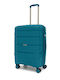 Ciak Roncato Large Hard Light Blue Travel Suitcase Height 75cm