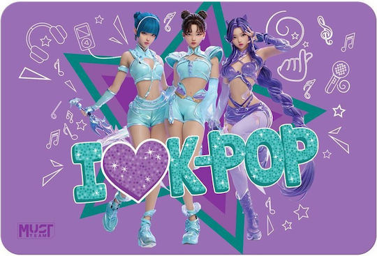 Must Team Kunststoff Kinderlebensmittelbehälter Abendessen-Set K-POP-Dämonenjäger 43 x 29cm 6 Stück