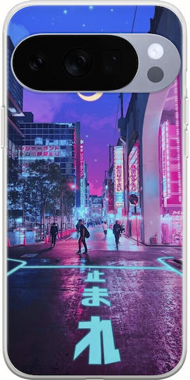 Handyhülle Tokyo By Night Google Pixel 10 Pro 5G Flexible TPU Transparente Silikon