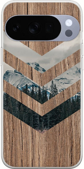 Chevron Mountain Case Google Pixel 10 Pro 5G Flexible TPU Transparent Silicone