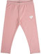 Kids Sports Long Pink Leggings