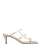Leather Gold Sandals Vienna