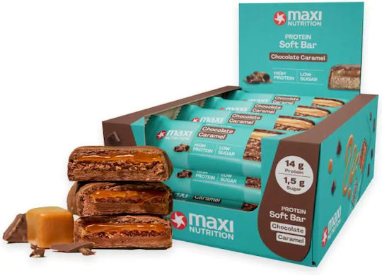 MaxiNutrition Protein Bars with Flavour Caramel - Chocolate 16x45gr