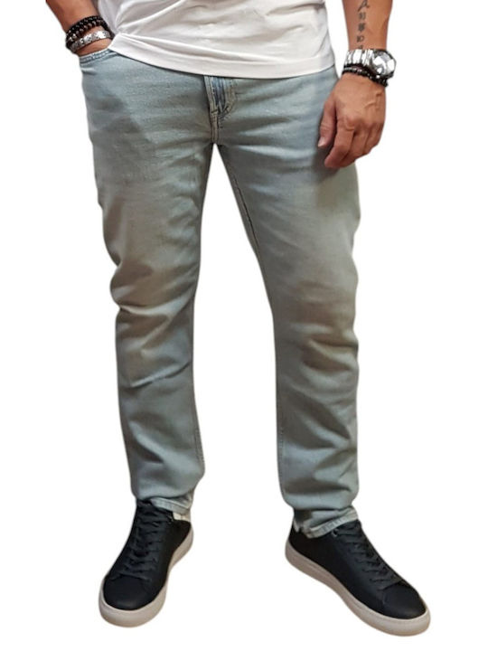 Herren Jeanshosen mit Schlank Verjüngt Anwendung Blau