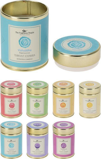 Koopman Lumânare Aromatică în Cutie Metalică Auriu 200gr