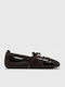 Speedcat Suede Γυναικείες Μπαλαρίνες Sneaker-Style Καφέ