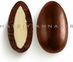 Almond Sugared Almonds Olive in Standard Shape with Chocolate Brown Flavour 1000gr Almond Sugared Almonds Olive in Standard Shape with Chocolate Brown Flavour 1000gr