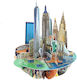 Santoro Pirouette 3d Pop-up Grußkarte New York