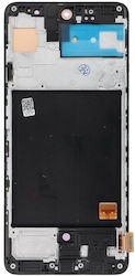 Οθόνη με Πλαίσιο για Samsung A51 (Μαύρο)