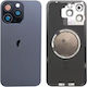 Apple Iphone 15 Pro Battery Back Cover Camera Lens Magsafe Blue Titanium Logo Oem