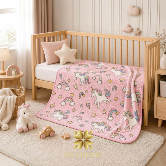 Mia Home Κουβέρτα Κούνιας 110x140εκ.