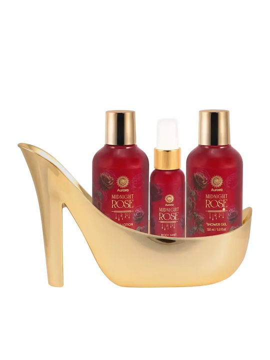 Aurora Midnight Rose Σετ Δώρου Shoe Box 3τμχ