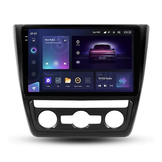 Teyes Cc3 2k Navigație Auto Skoda Yeti 2014-2017 4+32gb 10.36" Qled Octa-core 2ghz Android 4g Bluetooth 5.1 Dsp Variantă B