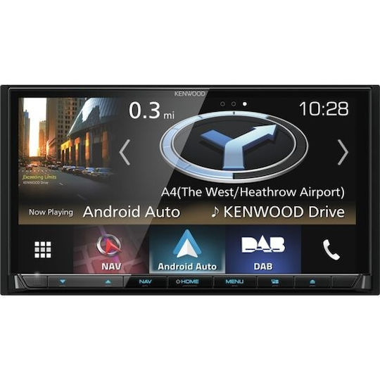 Kenwood Dnx-8180dabs 7" 2 DIN System Navigation DVD DAB+ Smartphone Steuerung