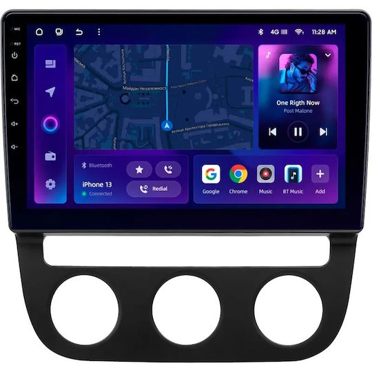 Navigație Auto Moss M2 VW Golf 5 2005-2010 4+32GB 10" IPS Octa-Core 1.6GHz Android 4G Bluetooth 5.1 DSP Variantă B