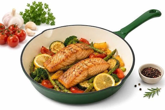 Krisberg Cast Iron Pan with Enamel Coating 25cm