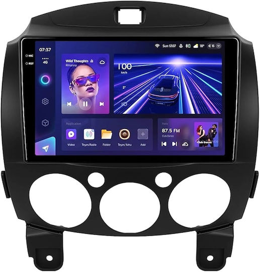 Teyes Cc3 2k Car Navigation Mazda Demio 2007-2014 4+64gb 9.5" Qled Octa-core 2ghz Android 4g Bluetooth 5.1 Dsp