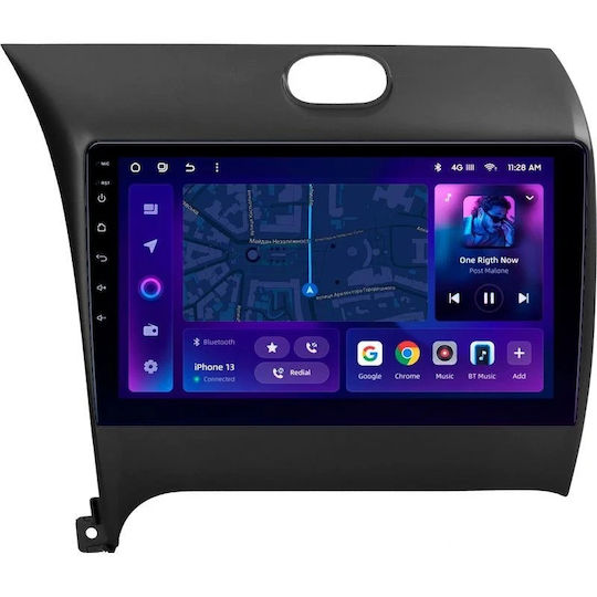 Navigație Auto Moss M3 Kia Cerato 3 2012-2017 4+32GB 9" QLED Octa-Core 2GHz Android 4G Bluetooth 5.1 DSP Variantă C