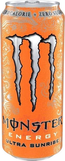 Monster Suc de portocale cu carbonatare, Fără Zahăr 473ml