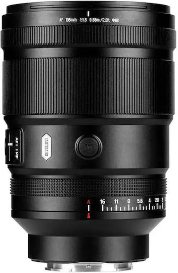 7artisans Voller Rahmen Kameraobjektiv AF 135mm F1.8 für Sony E Berg Schwarz