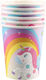 Festa Χάρτινο Ποτήρι 12εκ 6 Τμχ Unicorn