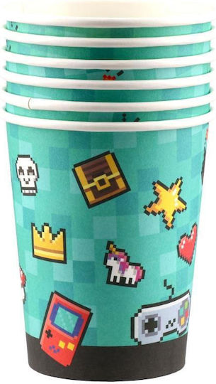 Festa Paper Glass 12cm 6 Pieces Game On