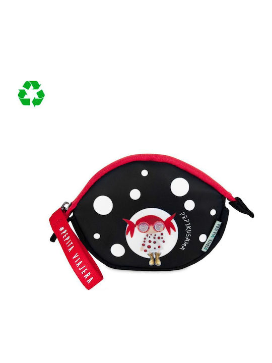 Pepita Viajera Детски Портфейл За Монети Черен