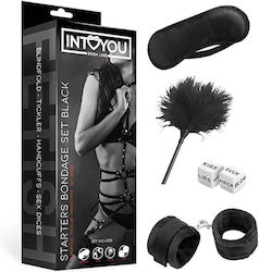 IntoYou Starters BDSM Комплект в Черен Цвят 4 Бройки