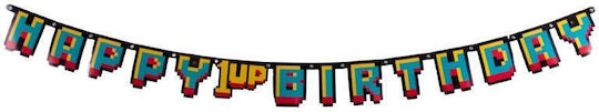 Festa Pappmaché Girlande Game On Happy Birthday