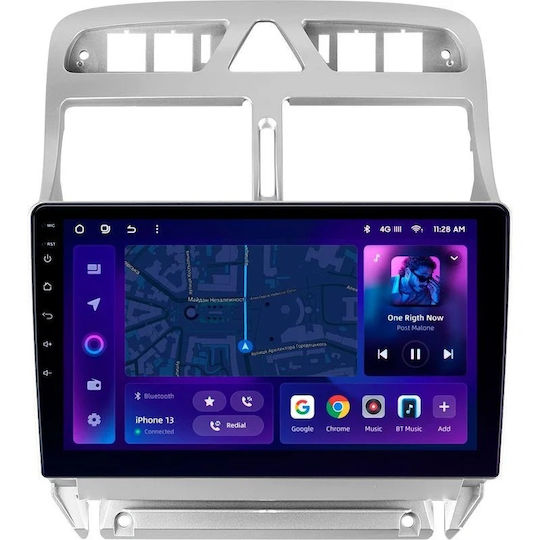 Moss M3 Car Navigation Peugeot 307 2001-2008 4+32gb 9" Qled Octa-core 2ghz Android 4g Bluetooth 5.1 Dsp