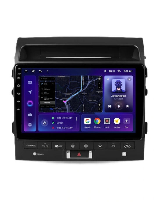 Navigație Auto Moss M2 Toyota Croazieră Pe Uscat 11 J200 2007-2015 4+32GB 10" IPS Octa-Core 1.6GHz Android 4G Bluetooth 5.1 DSP Variantă A