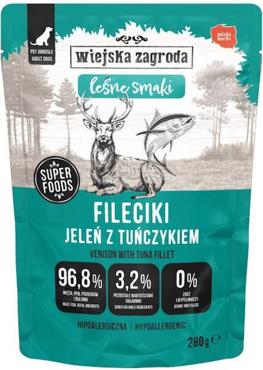 Wiejska Zagroda Течна Храна За Кучета С Елен И Риба Тон 280гр