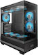 PCCOOLER C3 Q500 Gaming Middle Tower Carcasă PC cu Deschidere Laterală Negru
