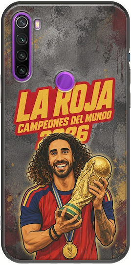 Калъф La Roja Campeones Del Mundo Marc Cucurella Xiaomi Redmi Note 8 2021 Черен TPU Силикон