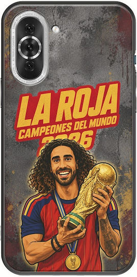 Калъф La Roja Campeones Del Mundo Marc Cucurella Huawei Nova 10 Pro Черен TPU Силикон