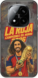 Калъф La Roja Campeones Del Mundo Marc Cucurella Xiaomi Poco M8 Pro 5g Черен TPU Силикон Калъф La Roja Campeones Del Mundo Marc Cucurella Xiaomi Poco M8 Pro 5g Черен TPU Силикон