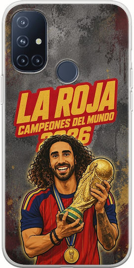 La Roja Campeones Del Mundo Marc Cucurella OnePlus N10 5G Flexible TPU Transparent Silicone Case
