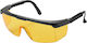 Zfb-210y Safety Glasses Support Single Lens Yellow