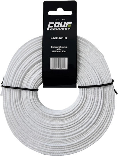 Four Connect Tub Cablu 4-ns10wh12 10 M Alb 12/25 Mm