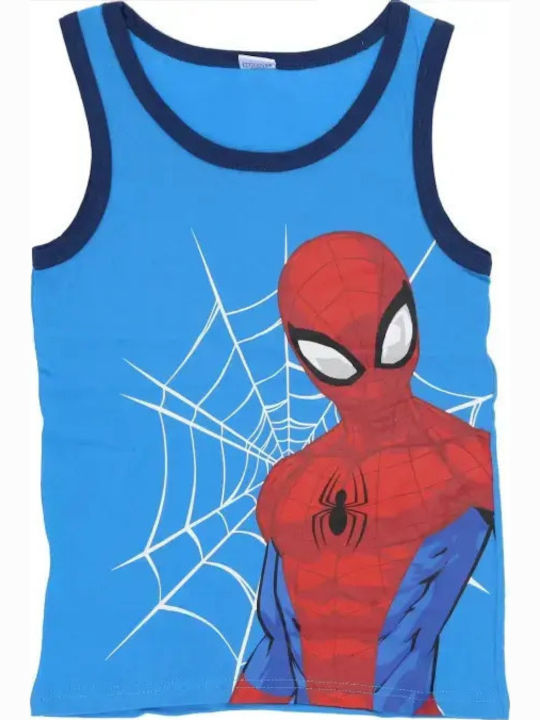 Marvel Spiderman Παιδικό Φανελάκι Γαλάζιο