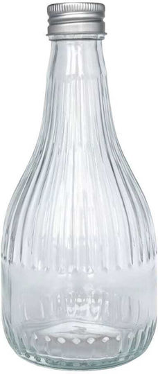 Yuk Glass Water Bottle with Screw Lid Transparent 200ml
