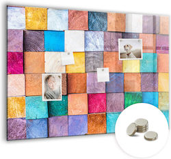 Placă Magnetică Cuburi Din Lemn Un Magnet 100x70 Placă Magnetică Cuburi Din Lemn Un Magnet 100x70