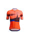 Santini Tricou De Ciclism Pentru Bărbați Mâneci Scurte Road Bike Portocaliu