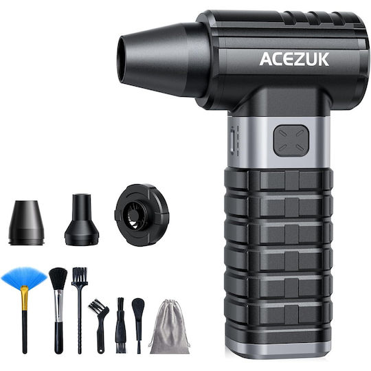 Suflantă de Aer Portabilă Spray cu Aer Comprimat Acezuk 200,000 Rpm Suflantă de Mână cu Baterie 10500mAh